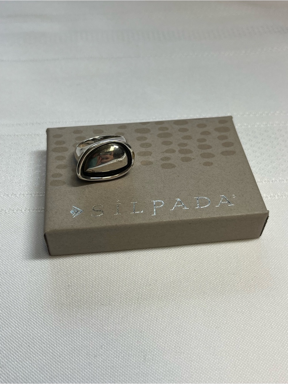 New Silpada Clean Slate sterling silver ring. 925. Size 8